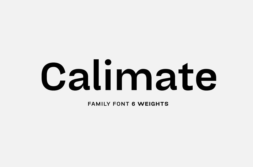 Calimate Font