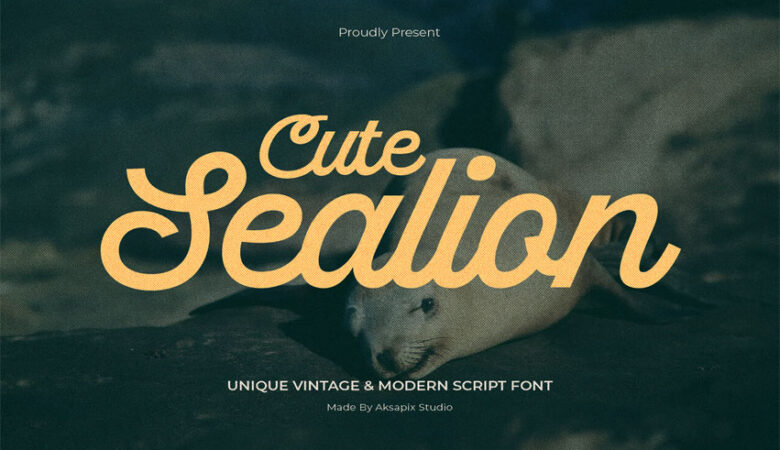 Cute Sealion Font