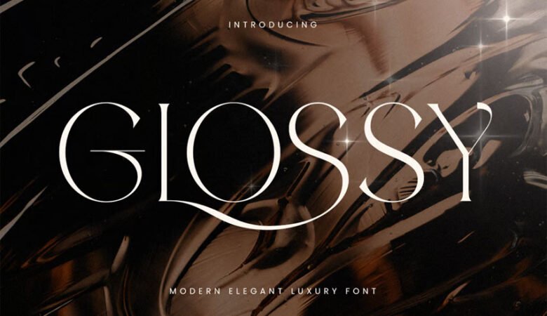 Glossy Font