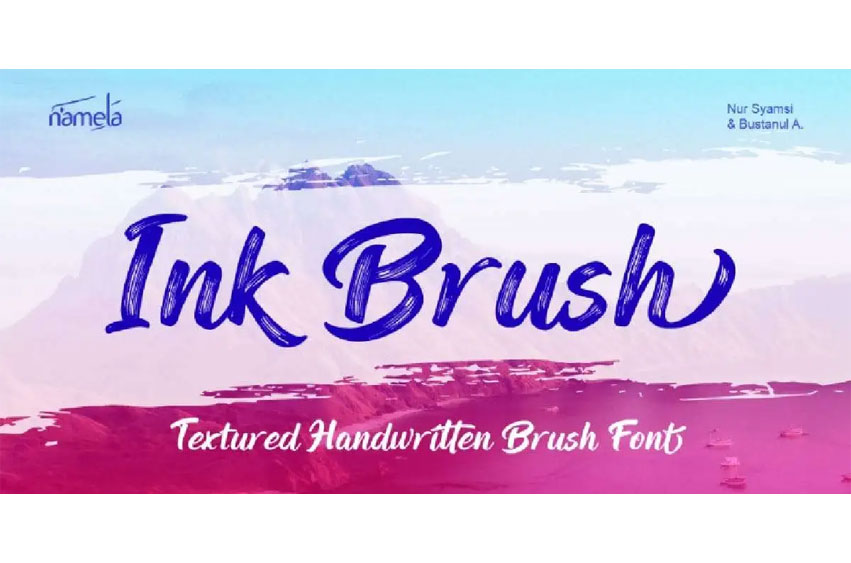 Ink Brush Font