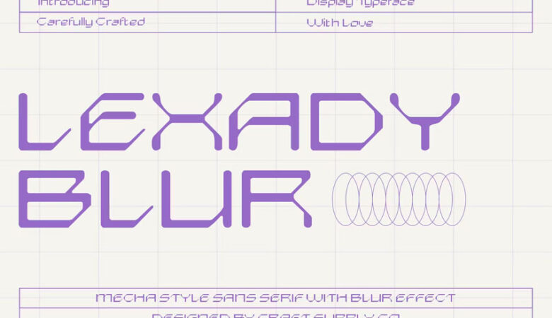 Lexady Blur Font