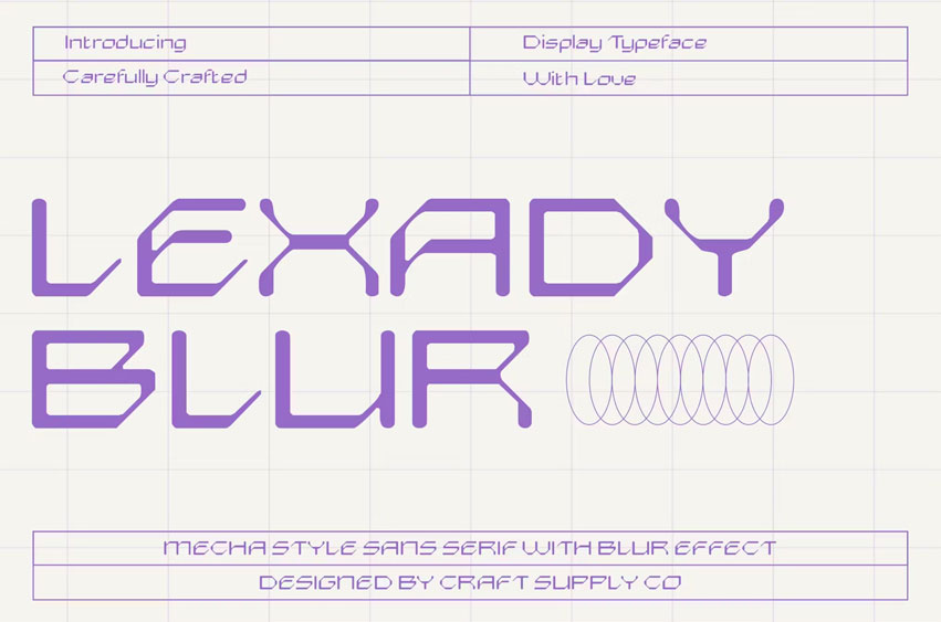 Lexady Blur Font