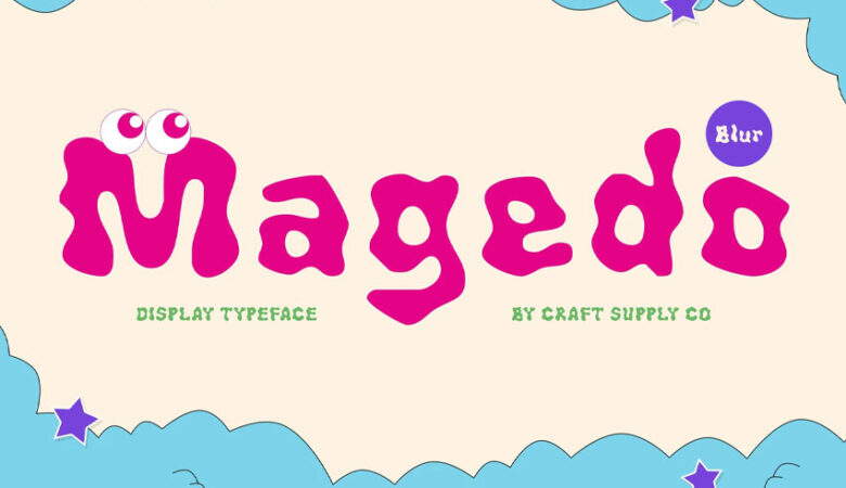 Magedo Blur Font