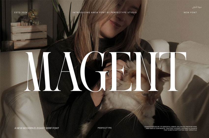 Magent Font