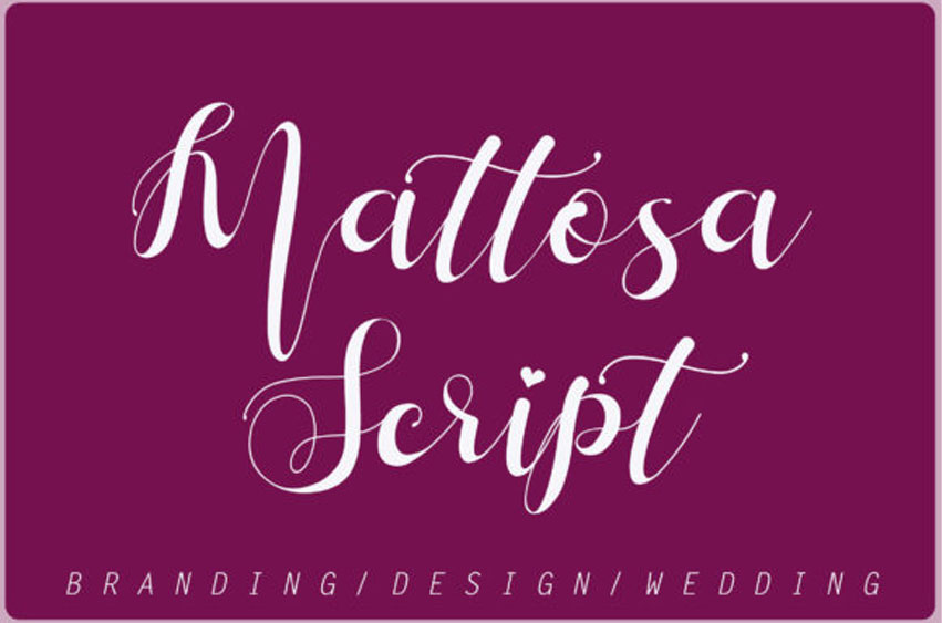 Mattosa Script Font