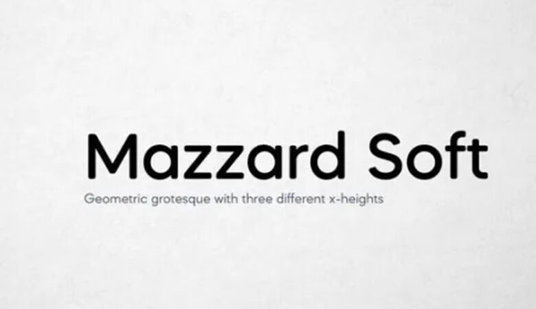 Mazzard Soft Font