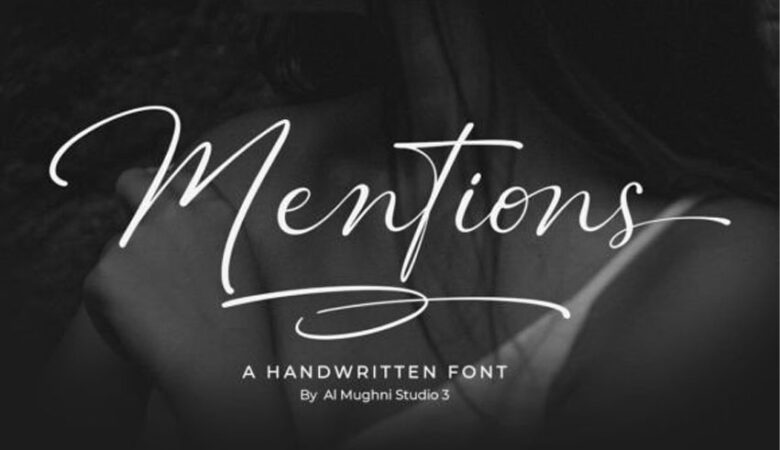 Mentions Font