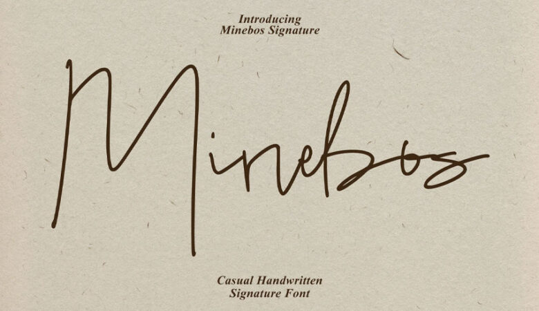 Minebos Font