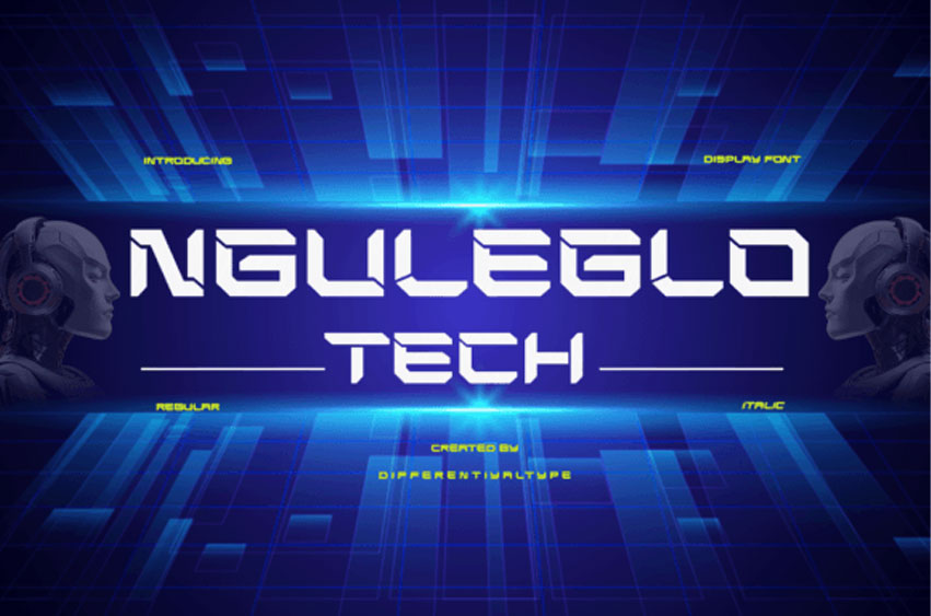 Nguleglo Tech Font