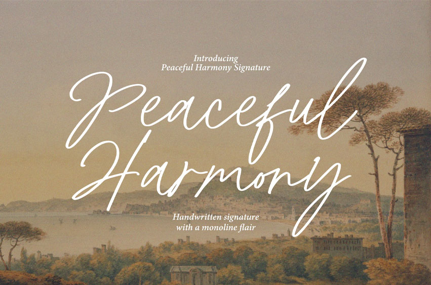 Peaceful Harmony Font