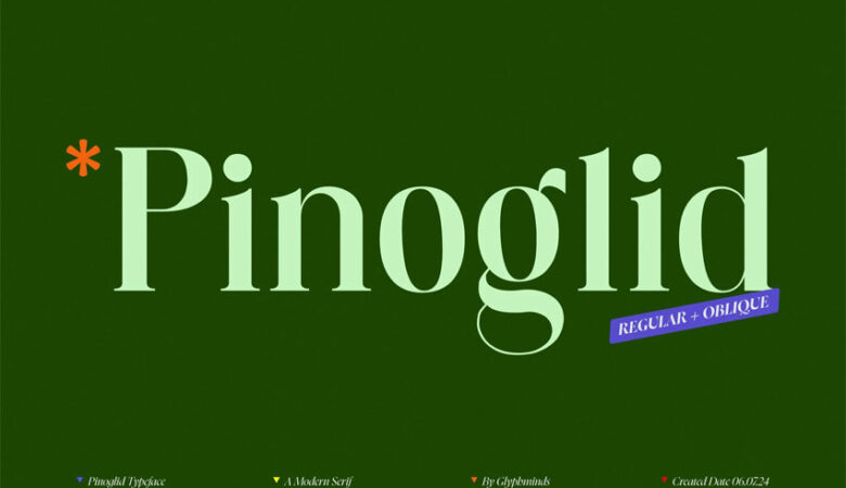 Pinoglid Font