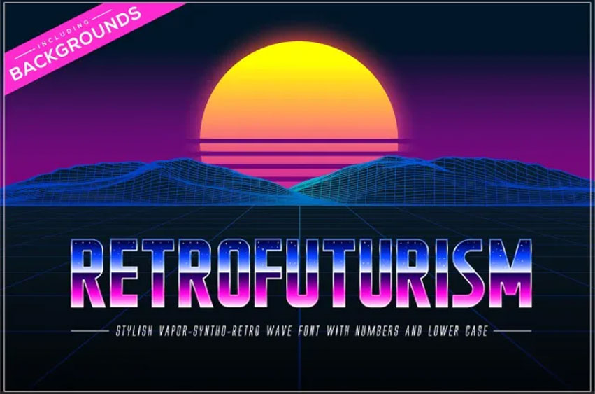 Retrofuturism Font