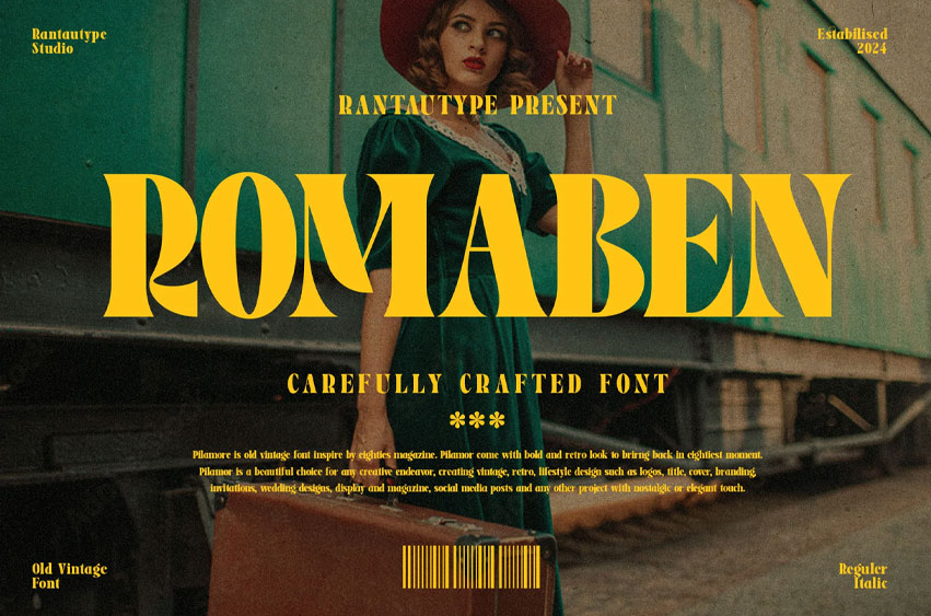 Romaben Font