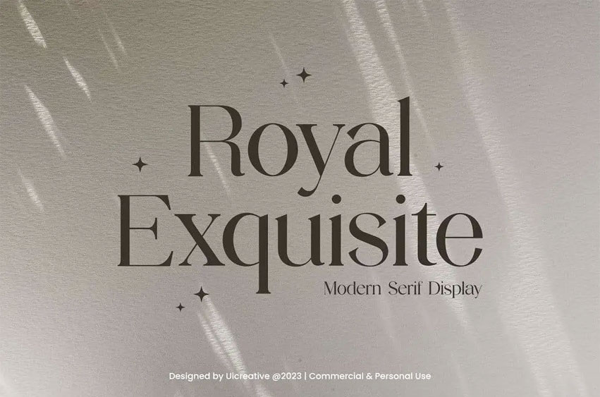 Royal Exquisite Font