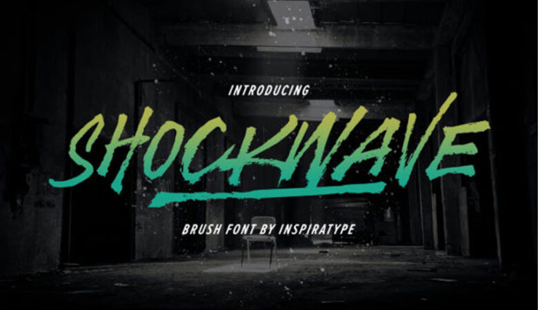 Shockwave Brush Font