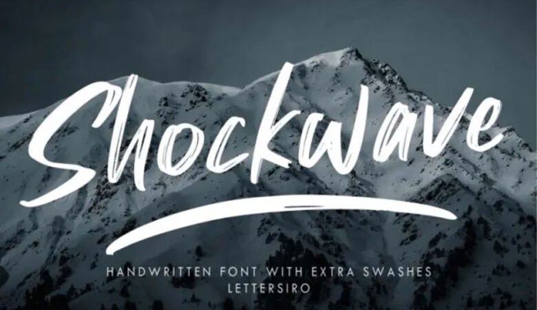 Shockwave Font