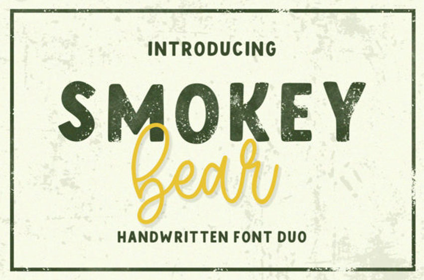 Smokey Bear Font