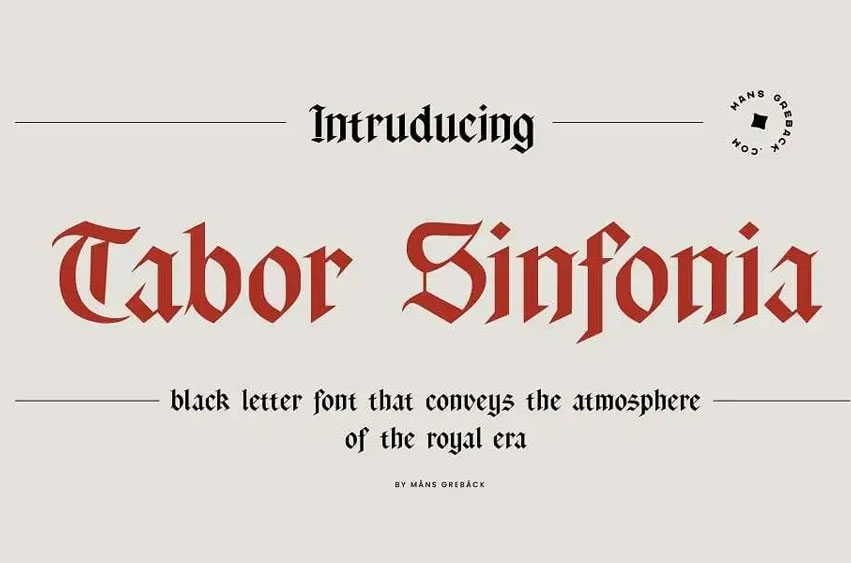 Tabor Sinfonia Font