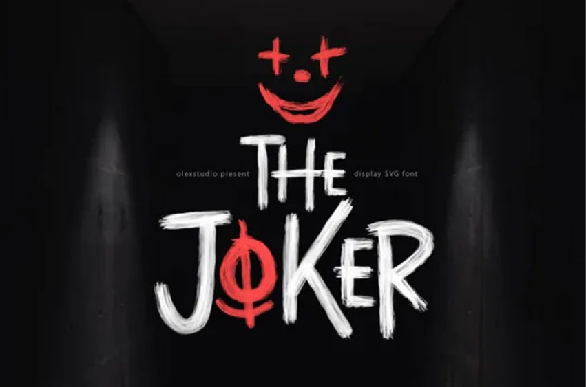 The Joker Font