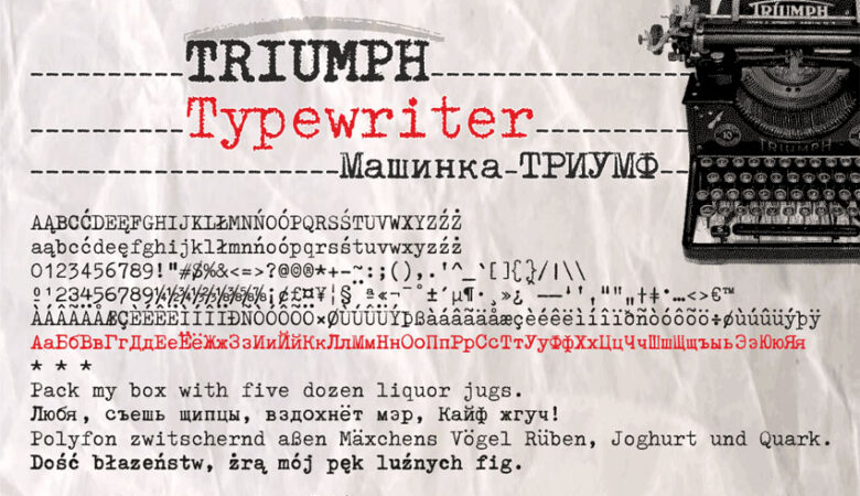 Triumph Font