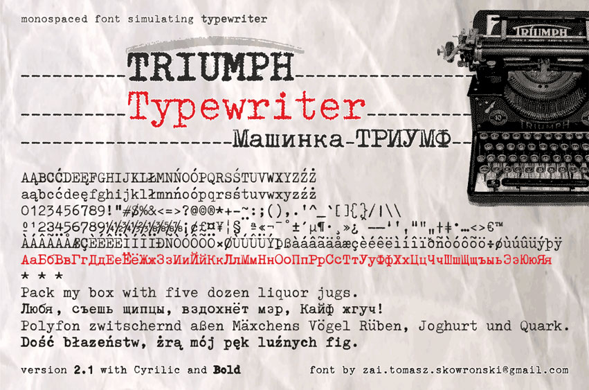 Triumph Font