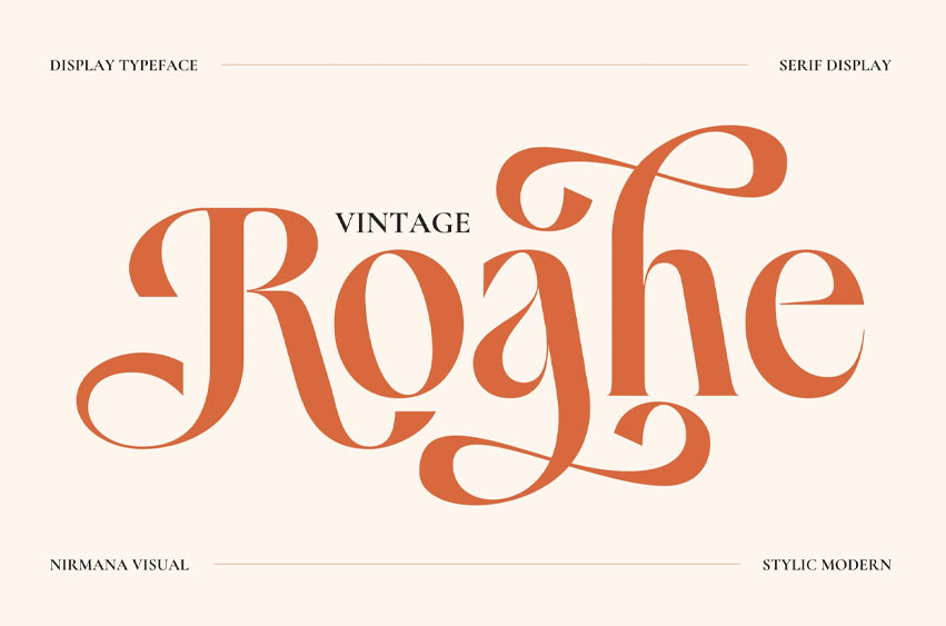 Vintage Roahe Font