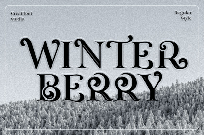 Winterberry Font