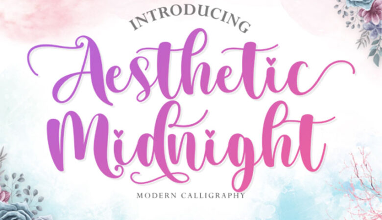 Aesthetic Midnight Font