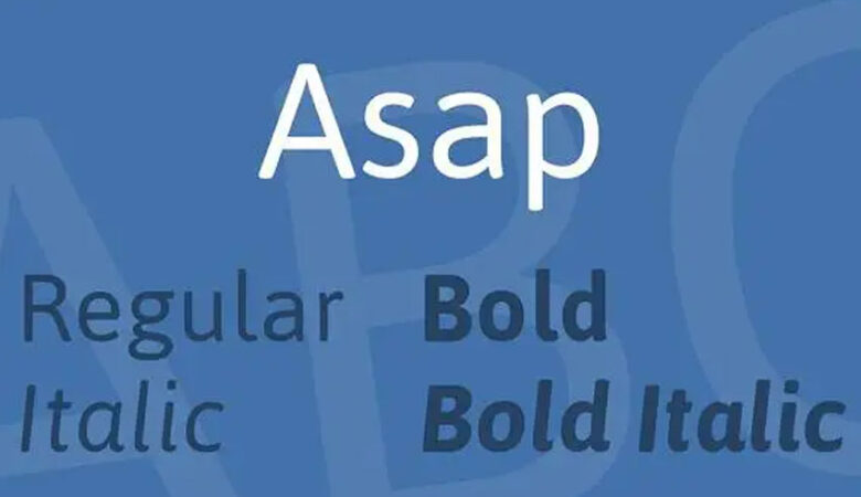 Asap Font