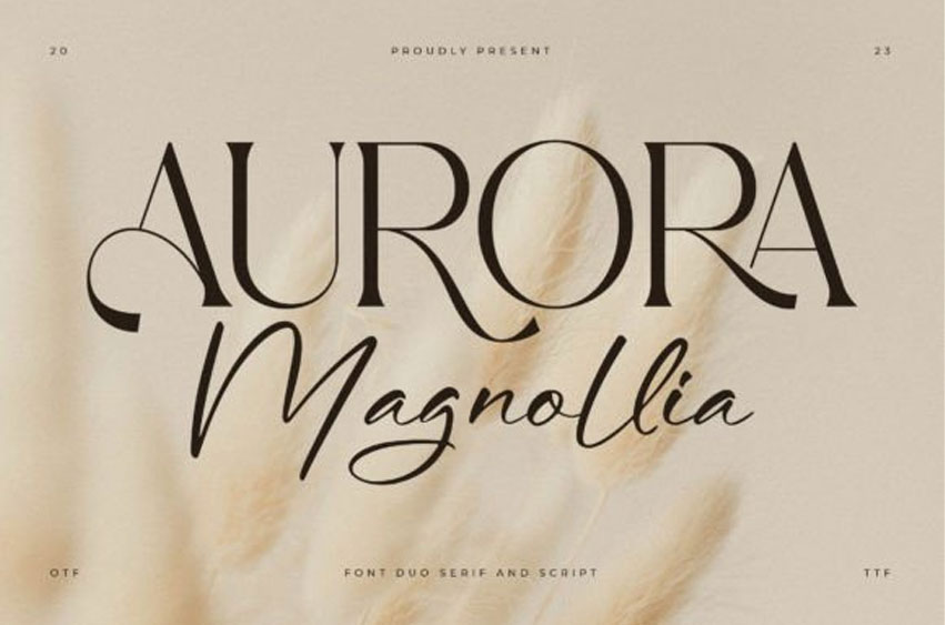 Aurora Magnollia Font