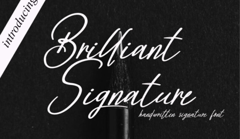 Brilliant Signature Font