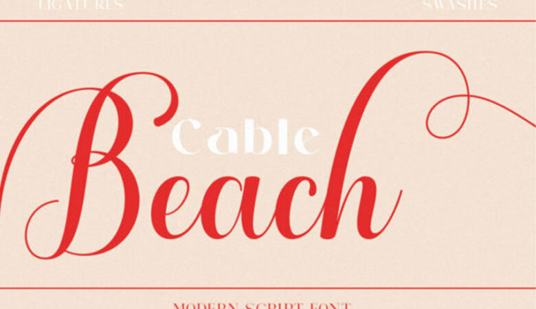 Cable Beach Font