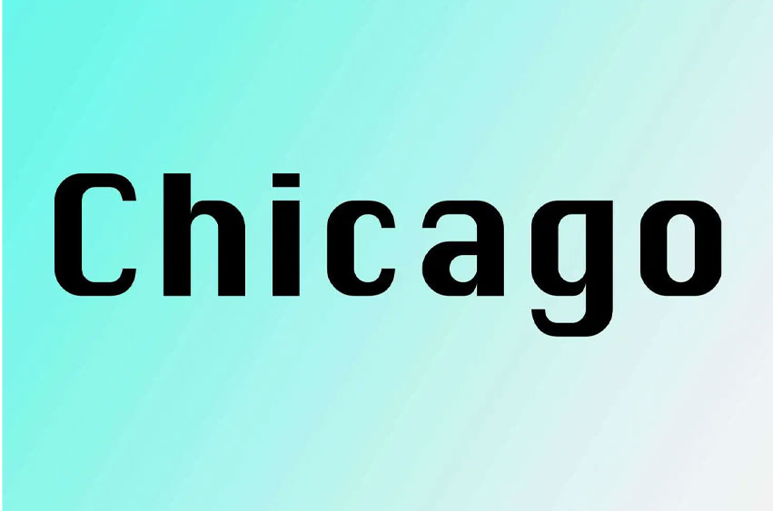 Chicago Sans Font