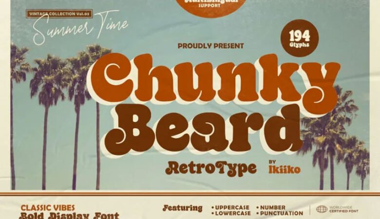 Chunky Beard Font