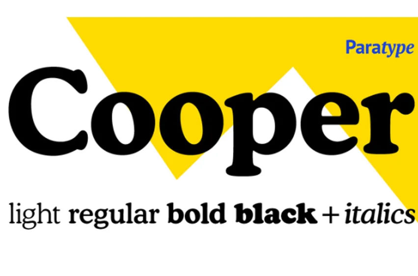 Cooper BT Font