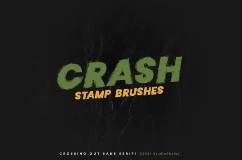 Crash Stamp Font