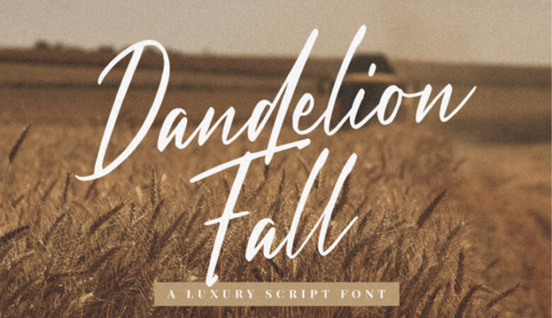 Dandelion Fall Font