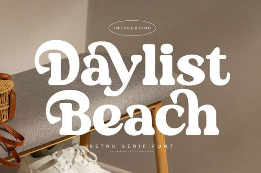 Daylist Beach Font