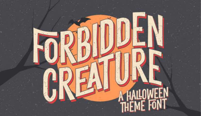 Forbidden Creature Font