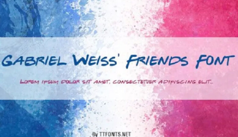 Gabriel Weiss’ Friends Font