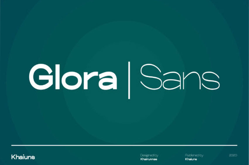 Glora Sans Font