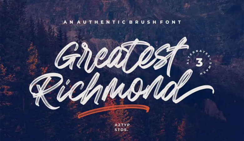 Greatest Richmond Font