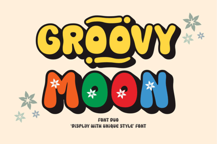 Groovy Moon Font