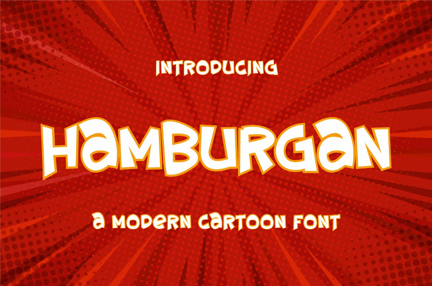 Hamburgan Font