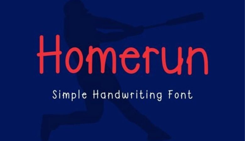Homerun Handwritten Font