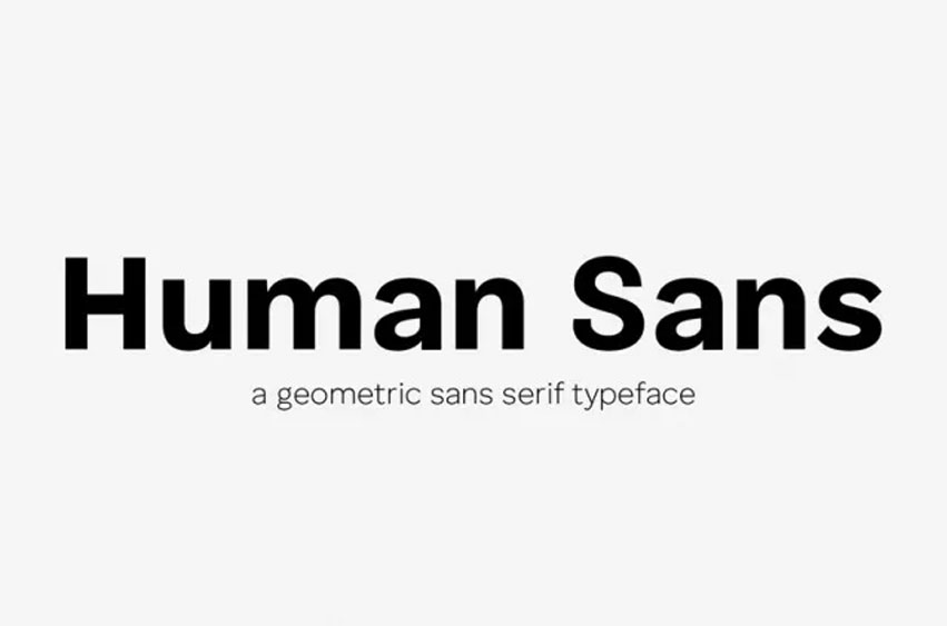 Human Sans Font