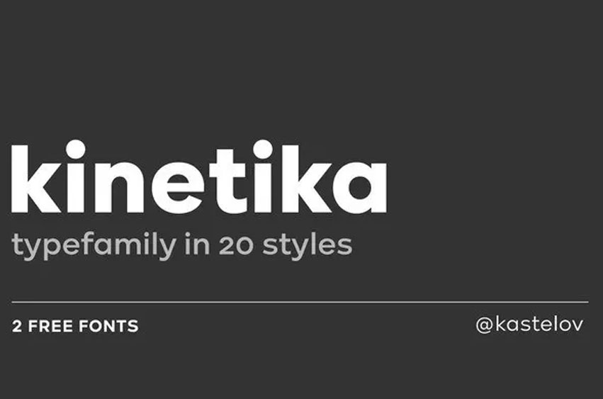 Kinetika Font