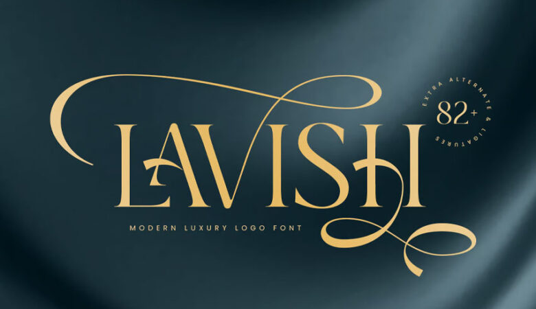 Lavish Logo Font