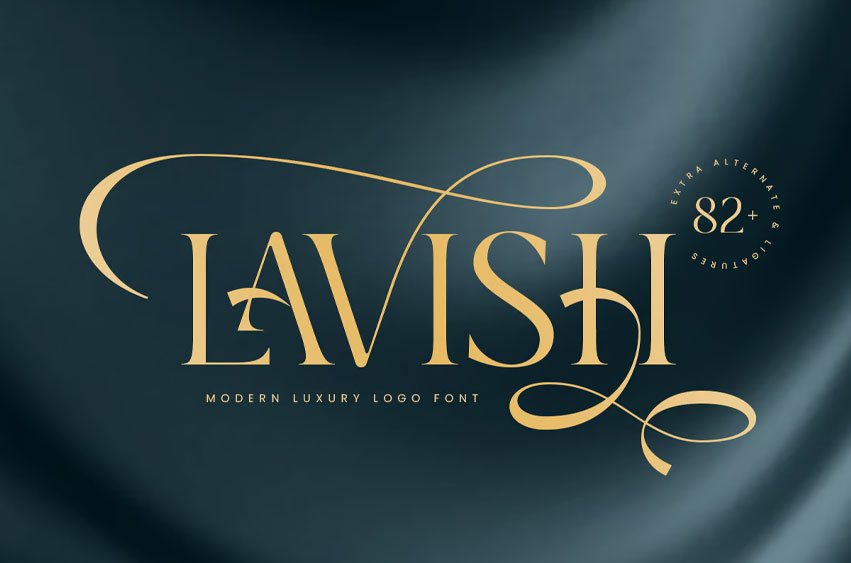 Lavish Logo Font