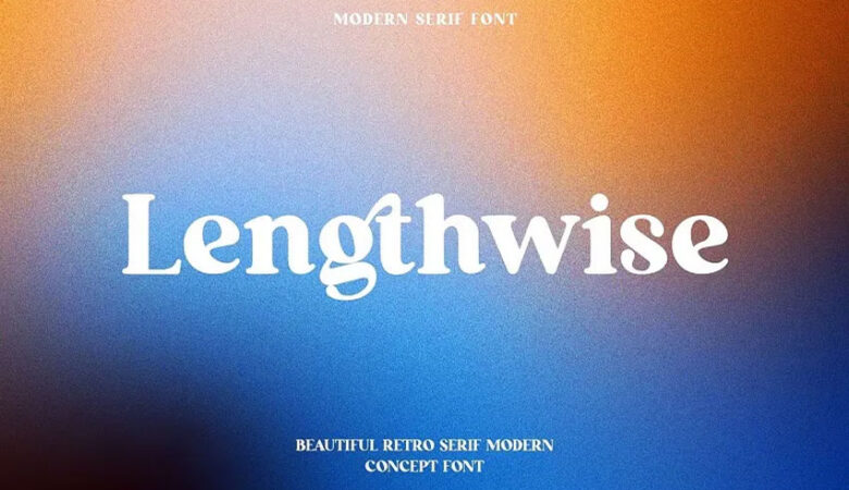 Lengthwise Font